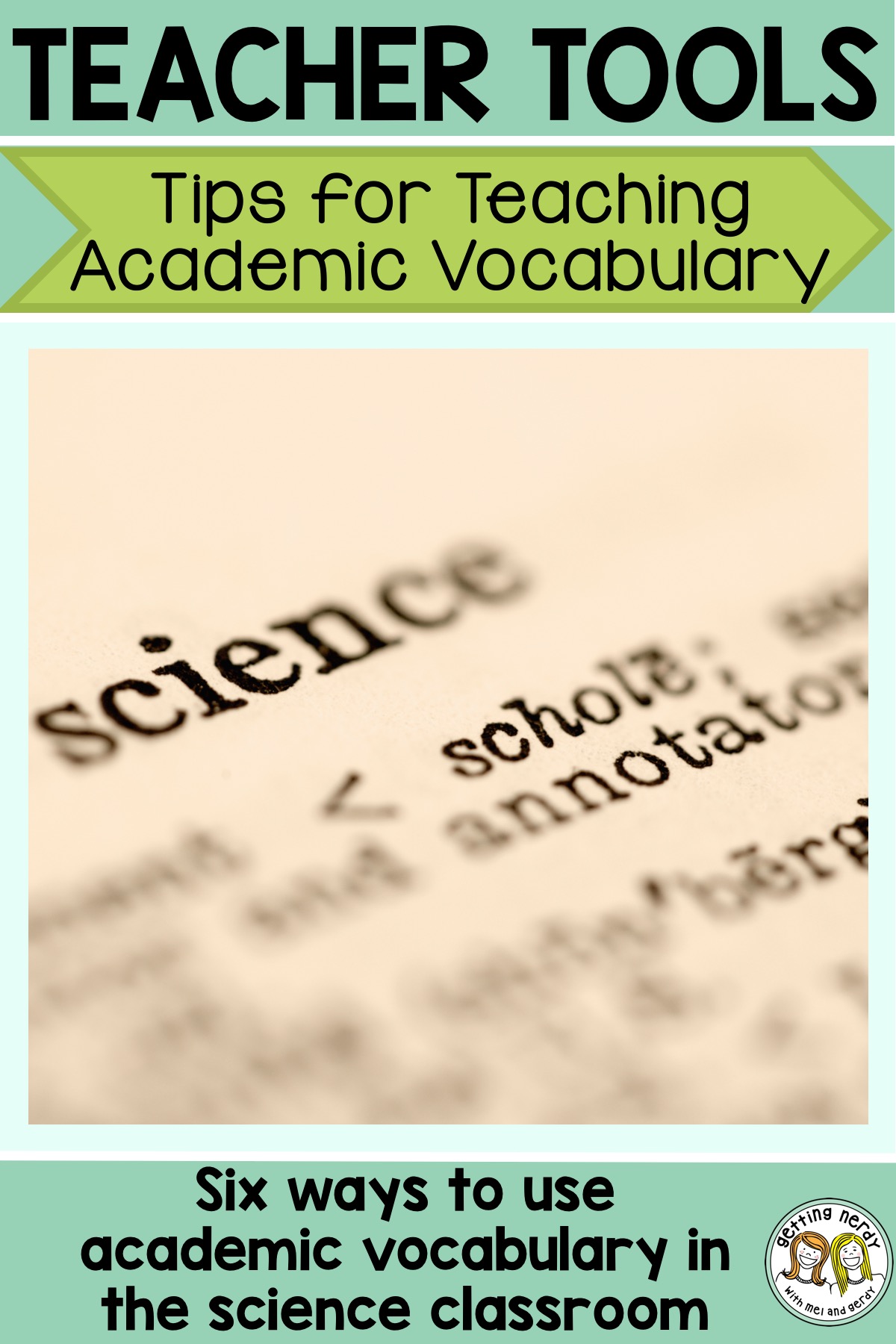 A Word Wall For Scientific Vocabulary