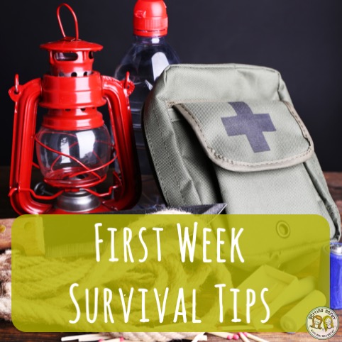 Teacher Tools: First Week of School Survival Tips