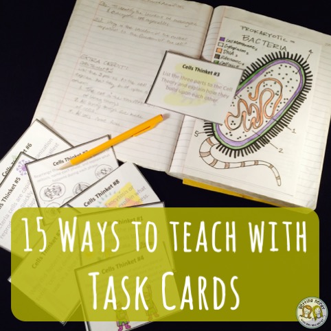 15 Ways to Use Task Cards in Class